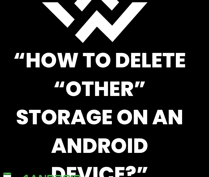 “How to delete “other” storage on an Android device?”